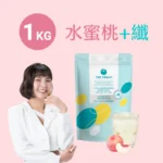 THE VEGAN High Fiber Soy Protein Peach 1KG