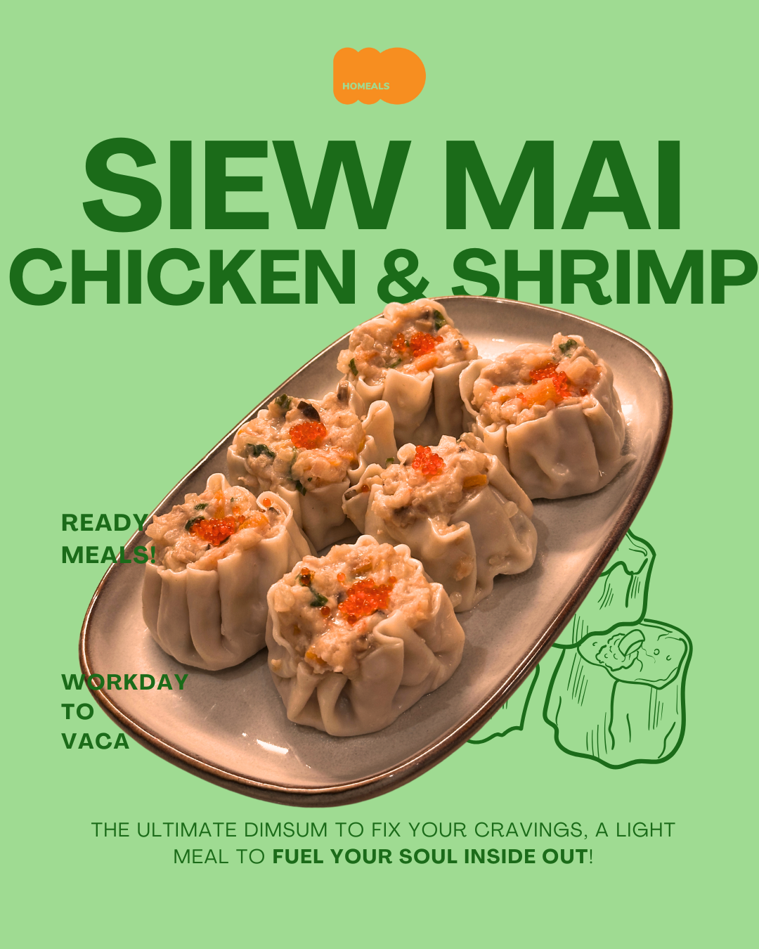 Siew Mai (Chicken & Shrimp)