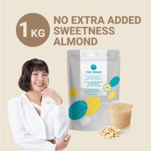 THE VEGAN High Calcium Soy Protein Unsweetened Almond 1KG