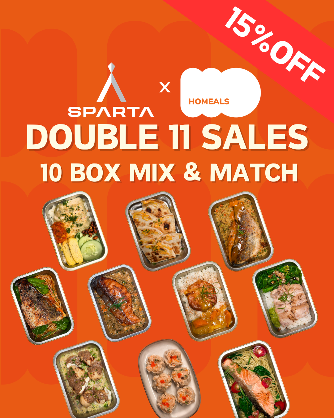 Double 11 sales 10 box Mix & Match