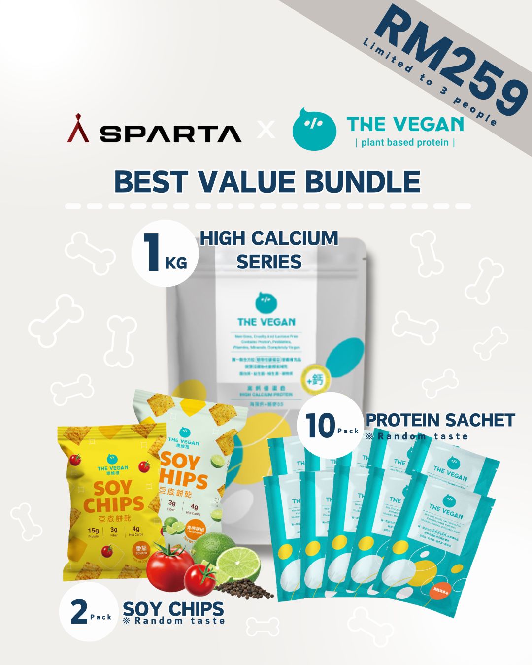 Best Value Bundle (High Calcium Soy Protein Unsweetened Soy Milk )