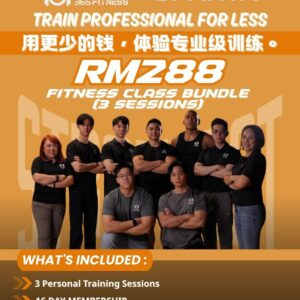 <span style="color: purple;">Oxygen Fitness |Cheras |1 on 1 coach - 3 Session </span>